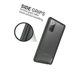 Black Trim Green Dots Heavy Duty Cover Phone Case For Samsung Galaxy Note 20