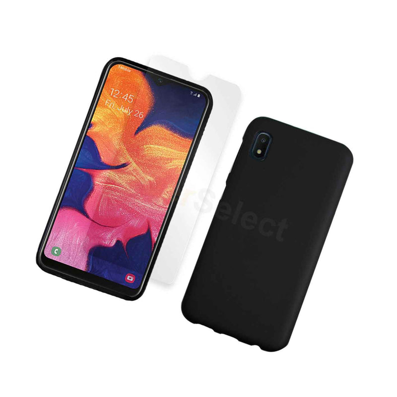 Slim Shockproof Case Black Lcd Hd Screen Protector For Samsung Galaxy A10E