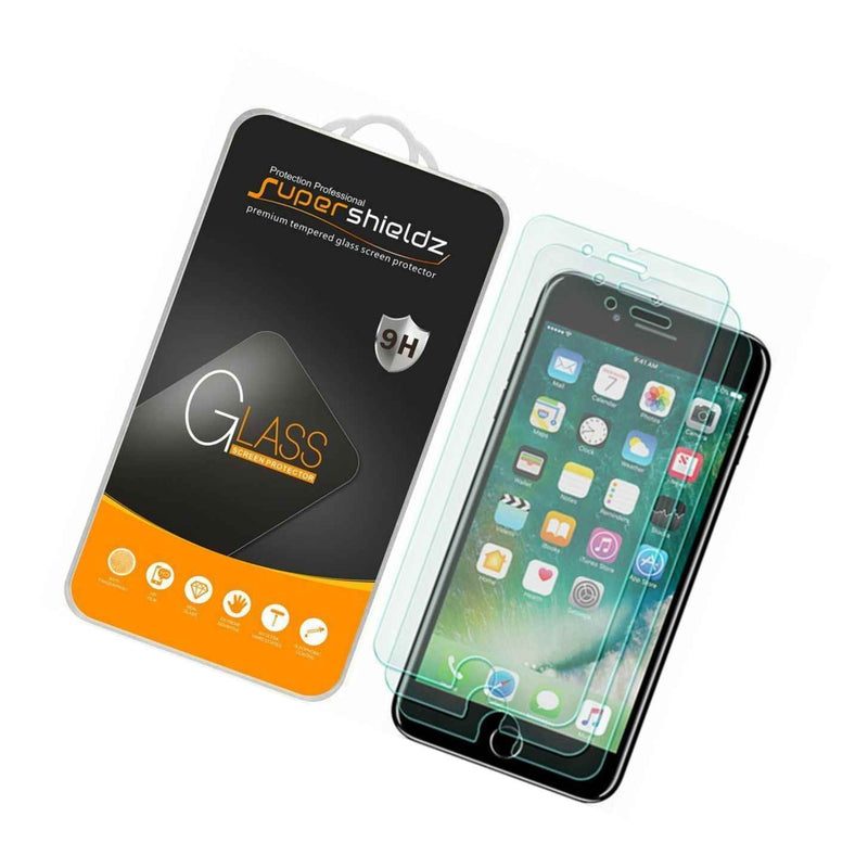 3X Supershieldz Tempered Glass Screen Protector For Apple Iphone 7