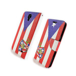 Coveron For Samsung Galaxy Mega 2 Case Wallet Pouch Cover Puerto Rico Flag
