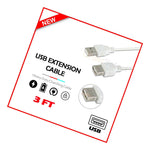 Usb 3Ft Extension Cable Cord M F For Samsung Galaxy S20 Fe Z Flip Z Fold