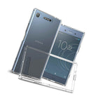 Hybrid Slim Fit Hard Back Cover Shockproof Phone Case For Sony Xperia Xz1 Clear