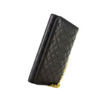 For Htc Desire 828 Wallet Case Black Purse Quilted Bag Mirror Pouch