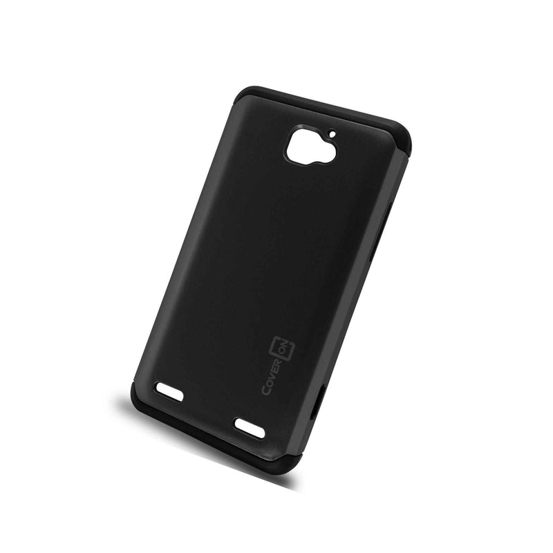 For Zte Zephyr Paragon Case Black Slim Rugged Armor Phone Cover