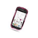 Coveron For Samsung Galaxy Exhibit T599 Case Pink Exotic Skins Slim Hard Cover