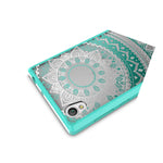 Teal Mandala Design Hybrid Slim Cover Shockproof Phone Case For Sony Xperia L1
