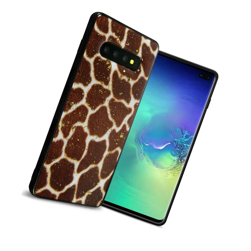 Giraffe Glitter Bling Animal Skin Design Tpu Case For Samsung Galaxy S10 Plus