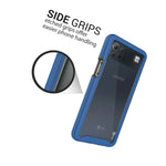 Navy Blue Trim Hard Cover Full Body Shockproof Phone Case For Lg K92 5G