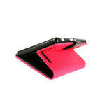 Coveron For Sony Xperia T2 Ultra Wallet Case Red Black Card Folio Cover