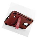 For Lg K7 Tribute 5 Phone Case Armor Kickstand Slim Hard Cover Red Black