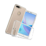 Clear Hybrid Slim Fit Back Phone Cover Hard Case For Huawei Y7 Prime 2018