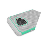 Teal Gray Case For Samsung Galaxy S9 Hybrid Shockproof Hard Phone Cover