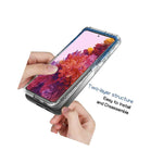 Black Blue Case For Samsung Galaxy S21 Ultra 5G Full Body Hard Slim Phone Cover