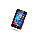 For Microsoft Lumia 435 Case Purple Love Design Slim Back Cover Hard