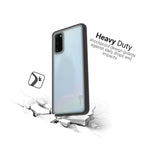Black Gray Hybrid Shockproof Phone Cover Case For Samsung Galaxy S20 Plus