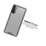 Clear Black Trim Hard Cover Slim Fit Phone Case For Samsung Galaxy S21 Plus 5G