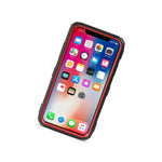 Red Heavy Duty Protective Hard Cover Tough Phone Case For Apple Iphone Xr