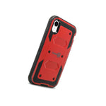 Red Heavy Duty Protective Hard Cover Tough Phone Case For Apple Iphone Xr