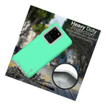 Mint Teal Hybrid Shockproof Slim Phone Cover Case For Samsung Galaxy S20 Ultra