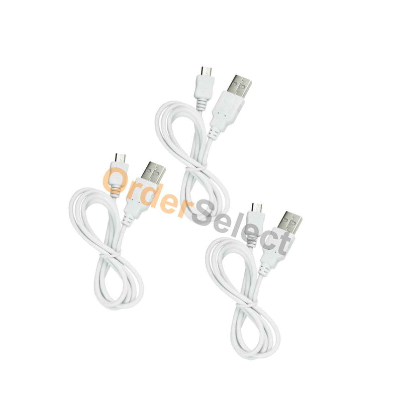3 Usb Micro Charger Cable For Android Phone Samsung Galaxy Note 1 2 3 4 5 New