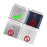 Hybrid Slim Fit Hard Back Cover Phone Case For Nokia 9 Black Clear