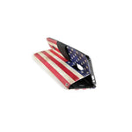 Coveron For Samsung Galaxy Note Edge Case Wallet Pouch Cover American Flag