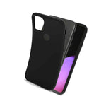 Gloss Black Case For Google Pixel 5 Flexible Slim Fit Tpu Soft Phone Cover
