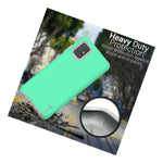 Mint Teal Hybrid Shockproof Slim Fit Phone Cover Case For Samsung Galaxy A71
