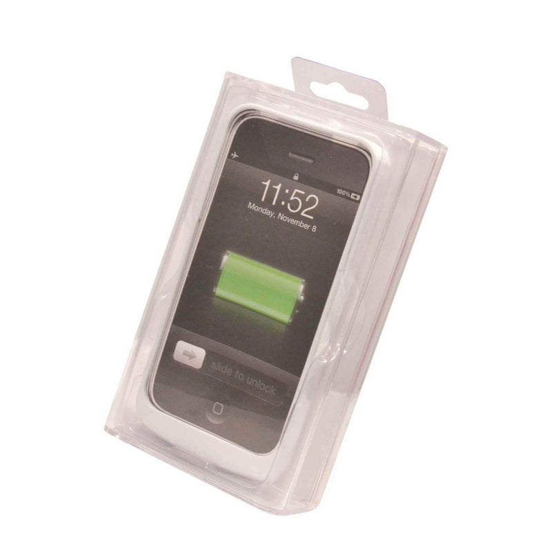 Mobilair 1400Mah Powerbank External Battery Charging Case For Iphone 4 4S White