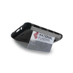 For Kyocera Hydro Wave Case Gray Black Slim Credit Card Holder Slot