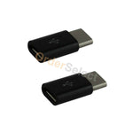 2X Micro Usb To Type C Converter Adapter For Samsung Galaxy S9 S9 S9 Plus