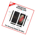 Ultra Slim Protector Shockproof Phone Case Black For Samsung Galaxy S21 Ultra