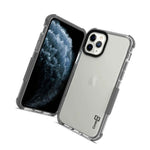 For Apple Iphone 11 Pro Case Clear Gray Trim Tpu Soft Gel Slim Phone Cover