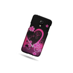 Coveron For Samsung Galaxy S5 Mini Case Purple Love Hard Phone Slim Cover