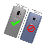 Blue Glitter Design Slim Fit Hard Phone Cover Case For Samsung Galaxy S9 Plus
