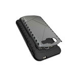 Gray Slim Hard Hybrid Cover For Samsung Galaxy Express Prime Amp Prime Case
