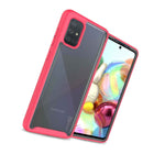 Hot Pink Trim Cover Full Body Shockproof Phone Case For Samsung Galaxy A71