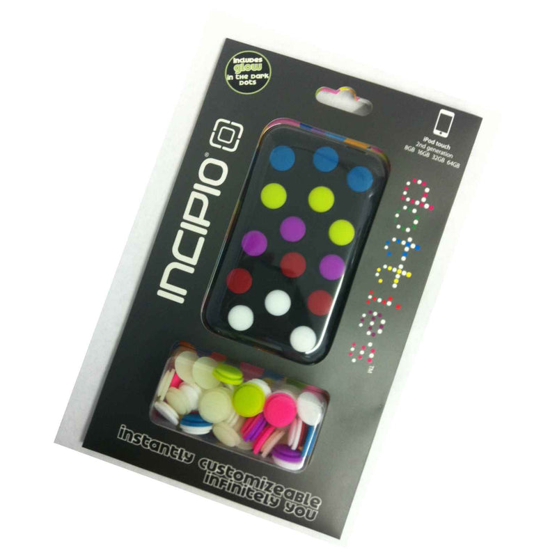 Incipio Dotties Case Pouch Gel Ipod Touch 2 3 Generation Glow In The Dark Dots