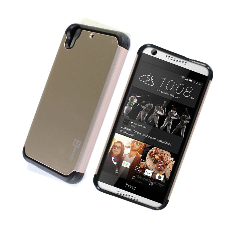 For Htc Desire 626 626S Case Gold Black Slim Rugged Armor Phone Cover