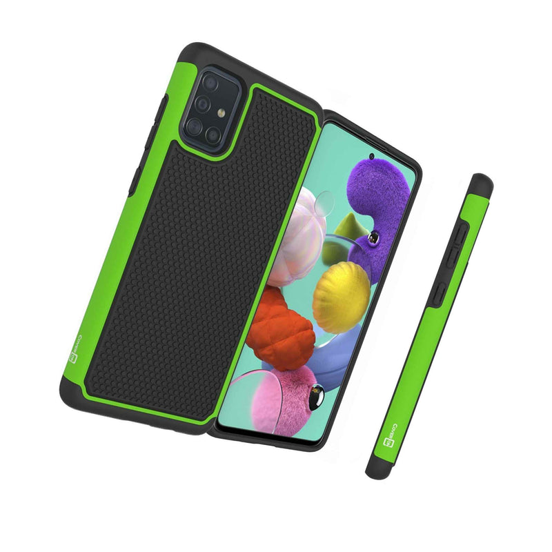 Green Hard Case For Samsung Galaxy A51 5G Hybrid Shockproof Slim Phone Cover