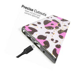 Pink Leopard Glitter Bling Tpu Case For Samsung Galaxy Note 10 Note 10 Plus 5G