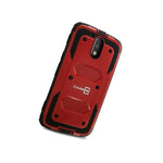 For Motorola Moto G4 Moto G4 Plus Red Case Protective Armor Hard Phone Cover
