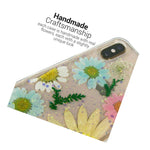Yellow Floral Handmade Real Flowers Slim Fit Phone Case For Apple Iphone Xs Max