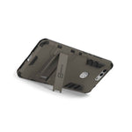 For Huawei Honor V8 Phone Case Armor Kickstand Slim Hard Cover Gray