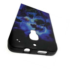 Hard Cover Protector Case For Alcatel One Touch Fierce 7024W Blue Skull