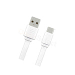 Usb Type C Flat Noodle Cable Cord For Samsung Galaxy Ao1 A11 A21 F41