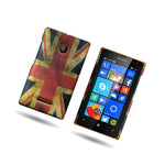 For Microsoft Lumia 435 Case Uk Flag Design Hard Phone Slim Cover