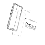 Clear Black Trim Hybrid Clear Cover Slim Fit Phone Case For Samsung Galaxy S20