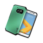 For Htc 10 Case Teal Black Slim Rugged Armor Phone Cover