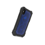 Blue Hybrid Cover For Apple Iphone X Full Body Shockproof Hard Phone Case